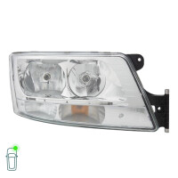 Headlight Set left right 24 V H7/H7 PY21W Halogen HELLA for MAN TGX