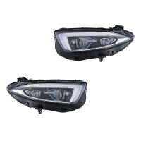 Headlight Set left right 12 V LED HELLA Lighting...