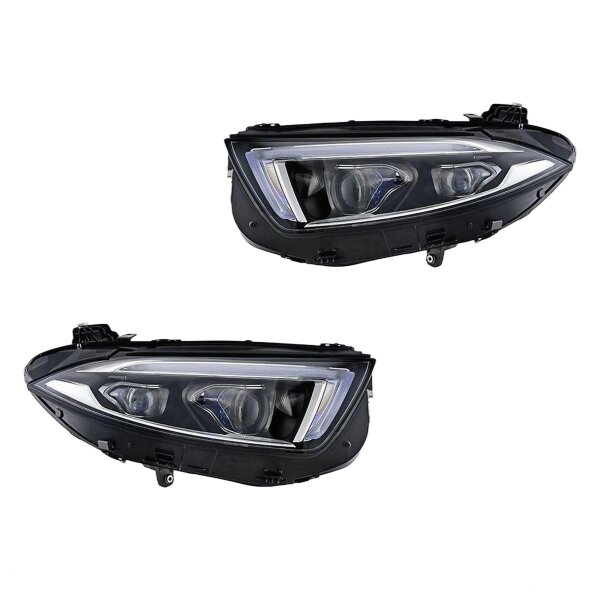 Headlight Set left right 12 V LED HELLA Lighting Expertise for MERCEDES-BENZ CLS
