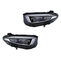 Headlight Set left right 12 V LED HELLA Lighting...