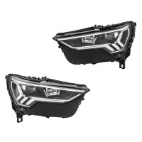 Headlight Set left right 12 V LED HELLA suitable for e.g....