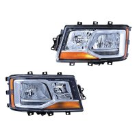 Hauptscheinwerfer-Set links rechts 24 V H7 Halogen HELLA...