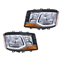 Hauptscheinwerfer-Set links rechts 24 V H7 Halogen HELLA...