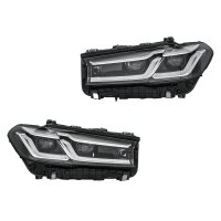 Headlight Set left right 12 V LED Matrix HELLA for BMW 5...