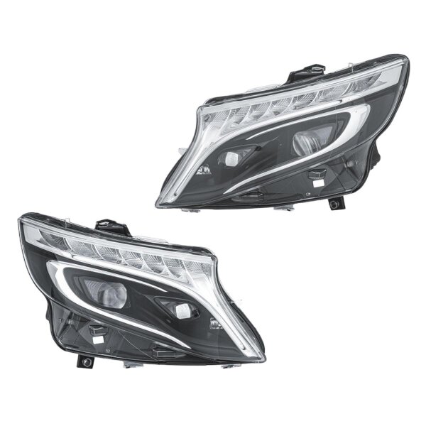 Headlight Set left right LED HELLA for MERCEDES-BENZ VITO and others