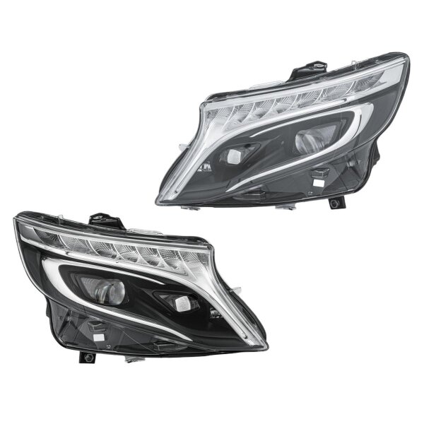 Headlight Set left right LED HELLA for MERCEDES-BENZ VITO and others