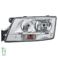 Hauptscheinwerfer-Set li re 24 V PY21W LED H7/H7 Halogen HELLA für u.a. MAN TGS