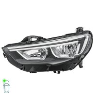 Headlight Set left right 12 V LED H7/H7 halogen HELLA for e.g. OPEL INSIGNIA