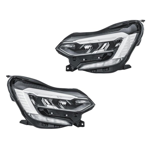Headlight Set left right LED HELLA suitable for RENAULT CAPTUR