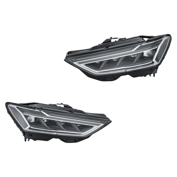 Headlight Set left right 12 V LED HELLA suitable for AUDI A7