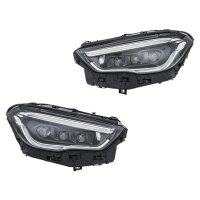 Headlight Set left right 12 V LED HELLA Lighting...