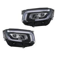 Headlight Set left right 12 V LED HELLA Lighting...