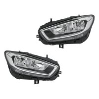 Headlight Set 12 V H7 with hybrid technology HELLA for...
