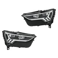 Headlight Set left right 12 V LED HELLA suitable for e.g....
