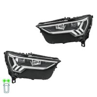 Headlight Set left right 12 V LED HELLA suitable for e.g....