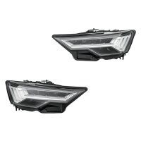Headlight Set left right 12 V LED matrix high-resolution...