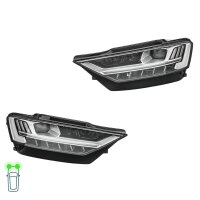 Headlight Set left right 12 V LED matrix high-resolution...