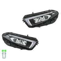 Headlight Set left right LED HELLA for MERCEDES-BENZ...