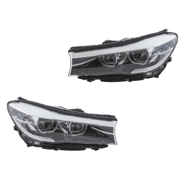 Headlight Set left right 12 V LED HELLA suitable for BMW 7 Series