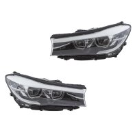 Headlight Set left right 12 V LED HELLA suitable for BMW...