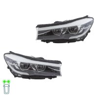 Headlight Set left right 12 V LED HELLA suitable for BMW...