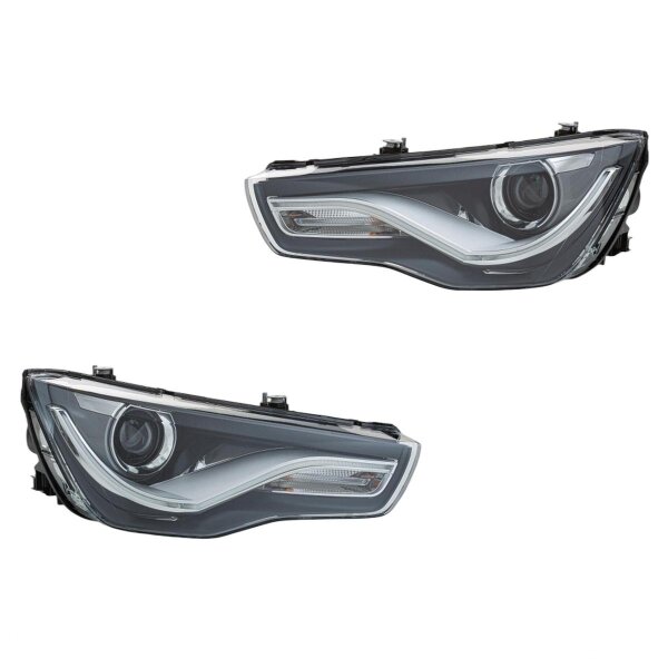 Headlight Set left right 12 V D3S PSY24W LED bi-xenon HELLA for e.g. AUDI A1