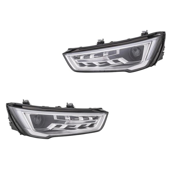 Scheinwerfer-Set links/rechts PSY24W HELLA für AUDI A1 Sportback (8XA, 8XF)