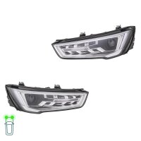 Headlight Set left right 12 V PSY24W D3S LED bi-xenon...