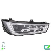 Scheinwerfer-Set links/rechts PSY24W HELLA für AUDI A1 Sportback (8XA, 8XF)