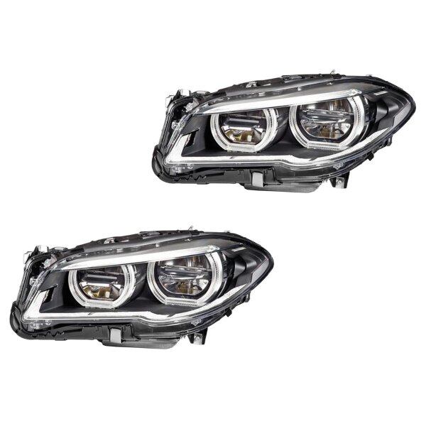 Hauptscheinwerfer-Set links rechts LED HELLA passend für u.a. BMW 5er