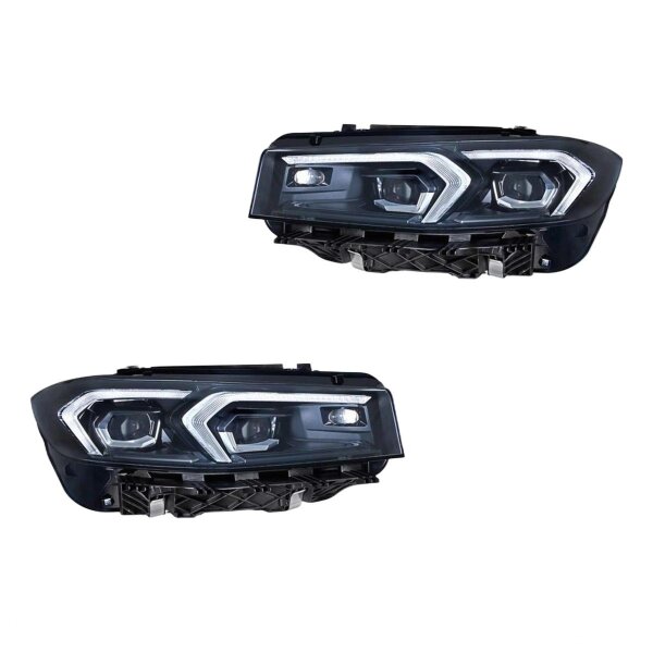 Headlight Set left right 12 V LED Matrix HELLA Lighting Expertise for BMW 3