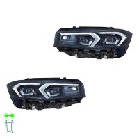 Headlight Set left right 12 V LED Matrix HELLA Lighting...