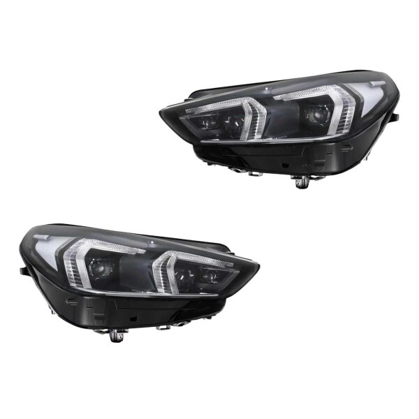 Headlight Set left right 12 V LED Matrix HELLA suitable for BMW X1