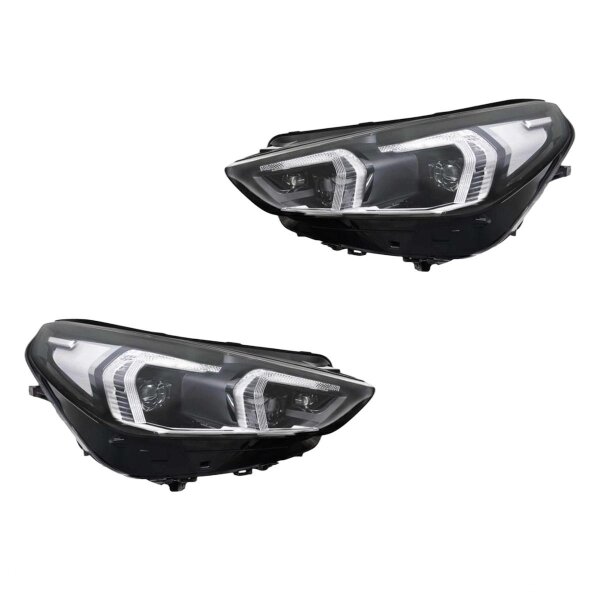 Headlight Set left right 12 V LED Matrix HELLA suitable for BMW X1