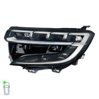 Headlight Set left right 12 V LED HELLA suitable for RENAULT KADJAR