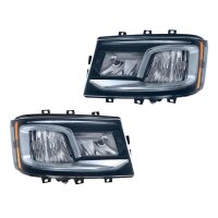 Headlight Set left right 24 V LED HELLA suitable for e.g....