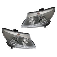 Headlight Set left right 12 V PY21W H7 H15 FF Halogen...