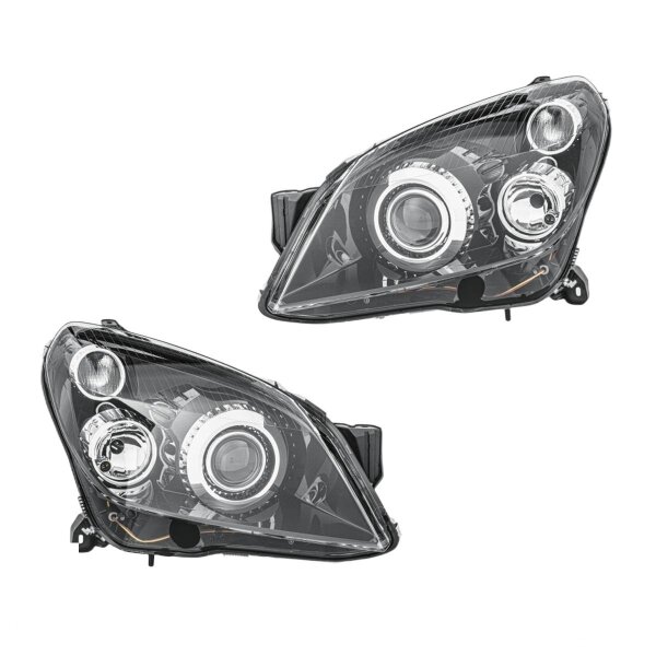 Headlight Set 12 V PY21W W5W D2S/H7 halogen bi-xenon HELLA for e.g. OPEL