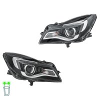 Headlight Set 12 V HIR2 PY21W LED Halogen HELLA for e.g....