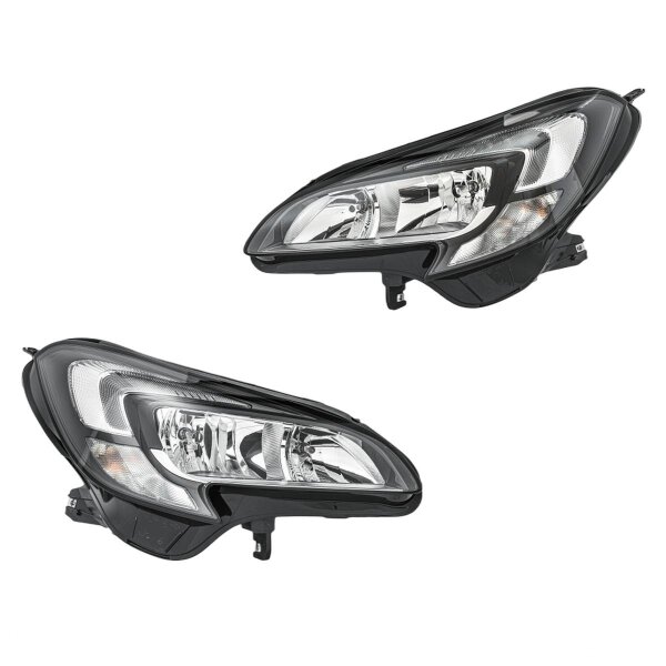 Hauptscheinwerfer-Set H7/H7 PSY24W LED Halogen FF HELLA für u.a. OPEL CORSA