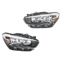 Headlight Set left right 12 V H7/H7 PY21W Halogen HELLA...