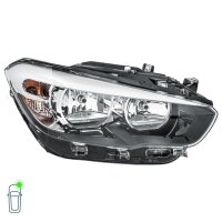 Headlight Set left right 12 V H7/H7 PY21W Halogen HELLA for BMW 1 Series