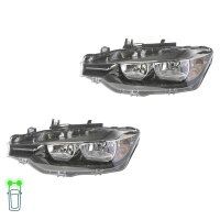Headlight Set left right 12 V H7/H7 PY21W Halogen FF...