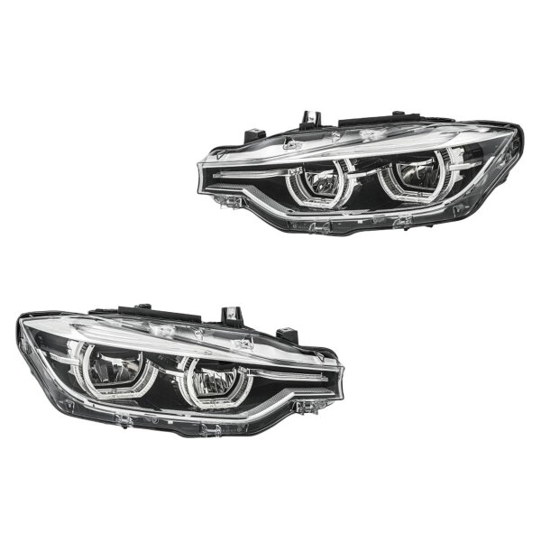 Headlight Set left right 12 V LED HELLA for BMW 3 Series and others