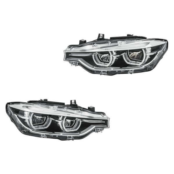 Hauptscheinwerfer-Set links rechts 12 V LED HELLA für u.a. BMW 3er