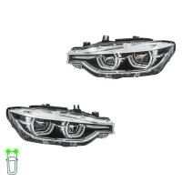 Headlight Set left right 12 V LED HELLA for BMW 3 Series...