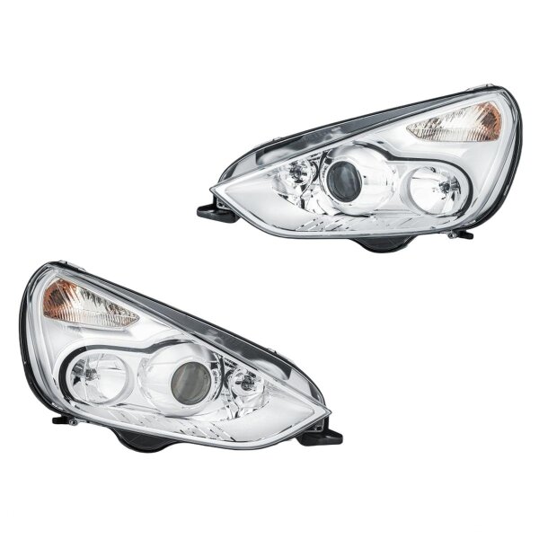 Scheinwerfer-Set links/rechts D1S/H1 HELLA für Ford S-Max (WA6)