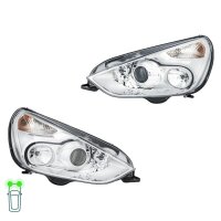 Headlight Set 12 V PY21W D1S/H1 halogen bi-xenon HELLA...