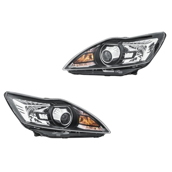 Headlight Set 12 V D1S/H1 PY21W W5W Bi-Xenon HELLA for FORD FOCUS and others