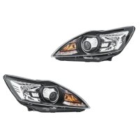 Headlight Set 12 V D1S/H1 PY21W W5W Bi-Xenon HELLA for...